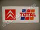 AUT TOTAL CL : autocollant Citroën Total en couleur à partir de 1986.3 euros.