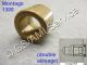 MT0006b : bague bronze de guidage de l'arbre d'entrée de BV dans le vilebrequin.MONTAGE 1300.12 euros.